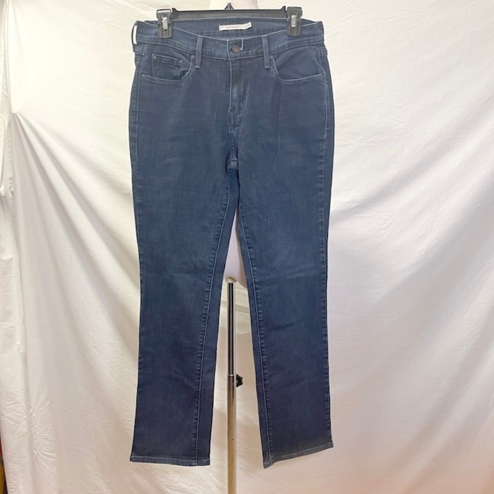 LEVI'S 505 Straight Leg‎ Dark Blue Jeans Women's Size 28